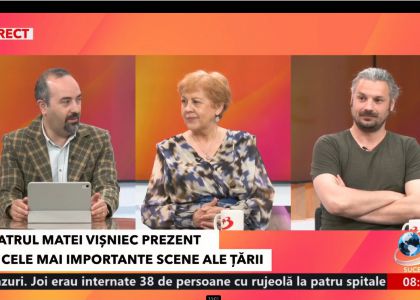 Managerul TMMVS, Angela Zarojanu, și actorul Răzvan Bănuț- invitați la Antena 3 Suceava