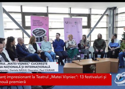 Teatrul „Matei Vișniec” Suceava, bilanț remarcabil pentru 2024 - Reportaj Antena 3 Suceava