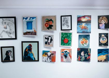 Expoziția de pictură „Iarna, o magie”