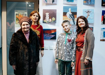 Expoziția de pictură „Iarna, o magie”