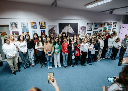 Expoziția de pictură „Iarna, o magie”