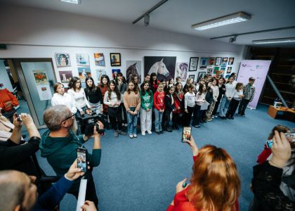 Expoziția de pictură „Iarna, o magie”