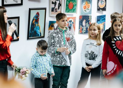 Expoziția de pictură „Iarna, o magie”