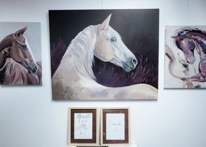 Expoziția de pictură „Iarna, o magie”