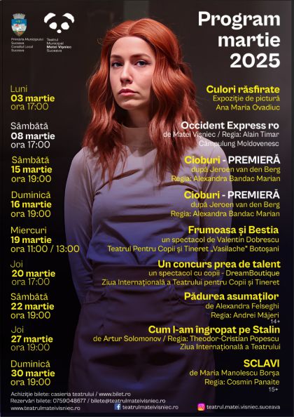 Programul lunii martie 2025