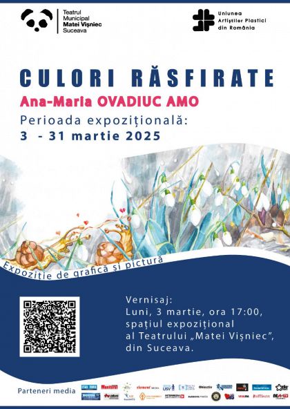 „Culori răsfirate” - expoziție de grafică și pictură, Ana-Maria Ovadiuc AMO.